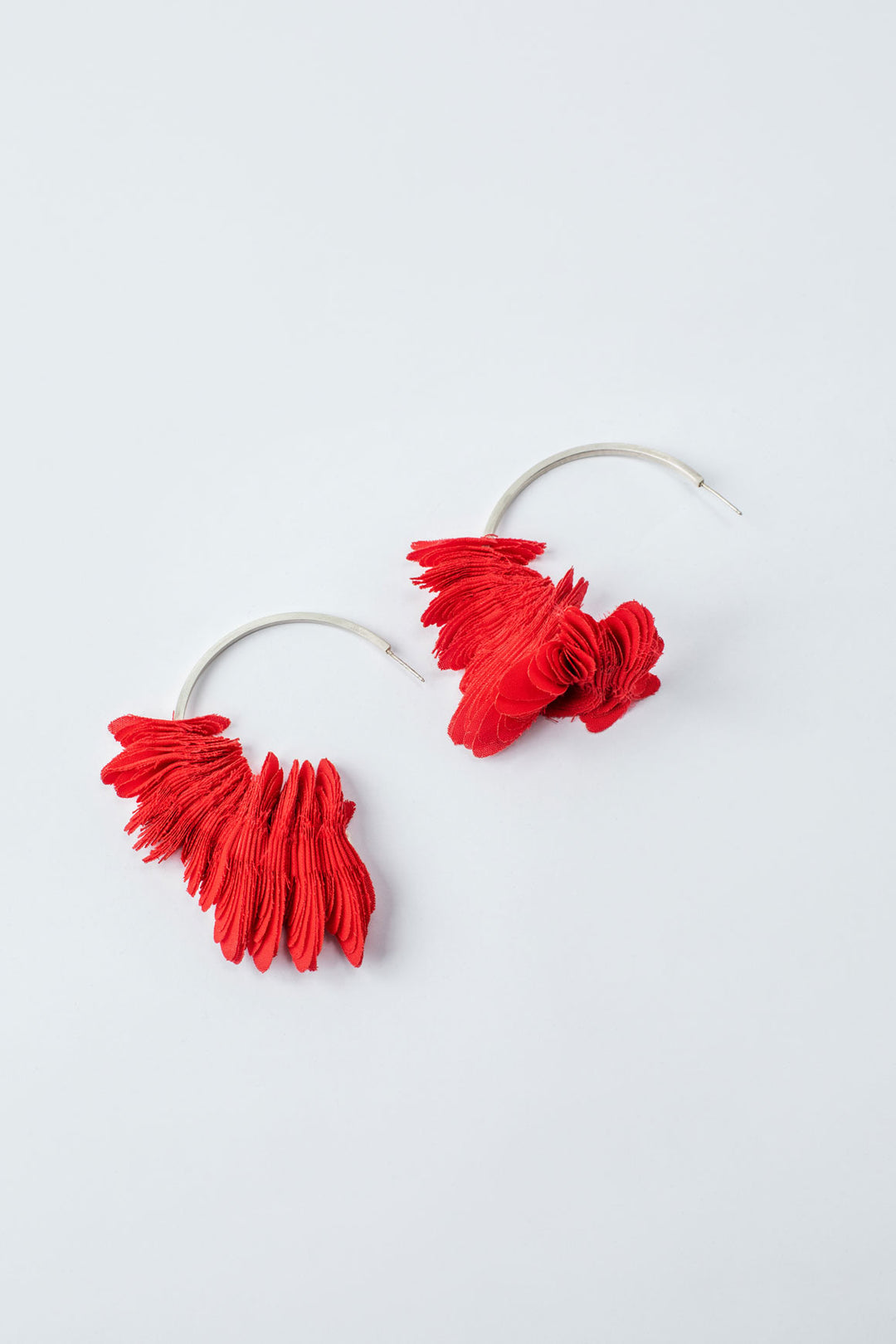 Aros Textil Patrones Naturales Grande /plata 950.